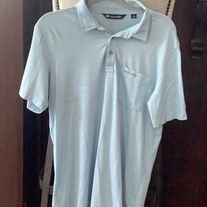 Travis Mathew golf polo.